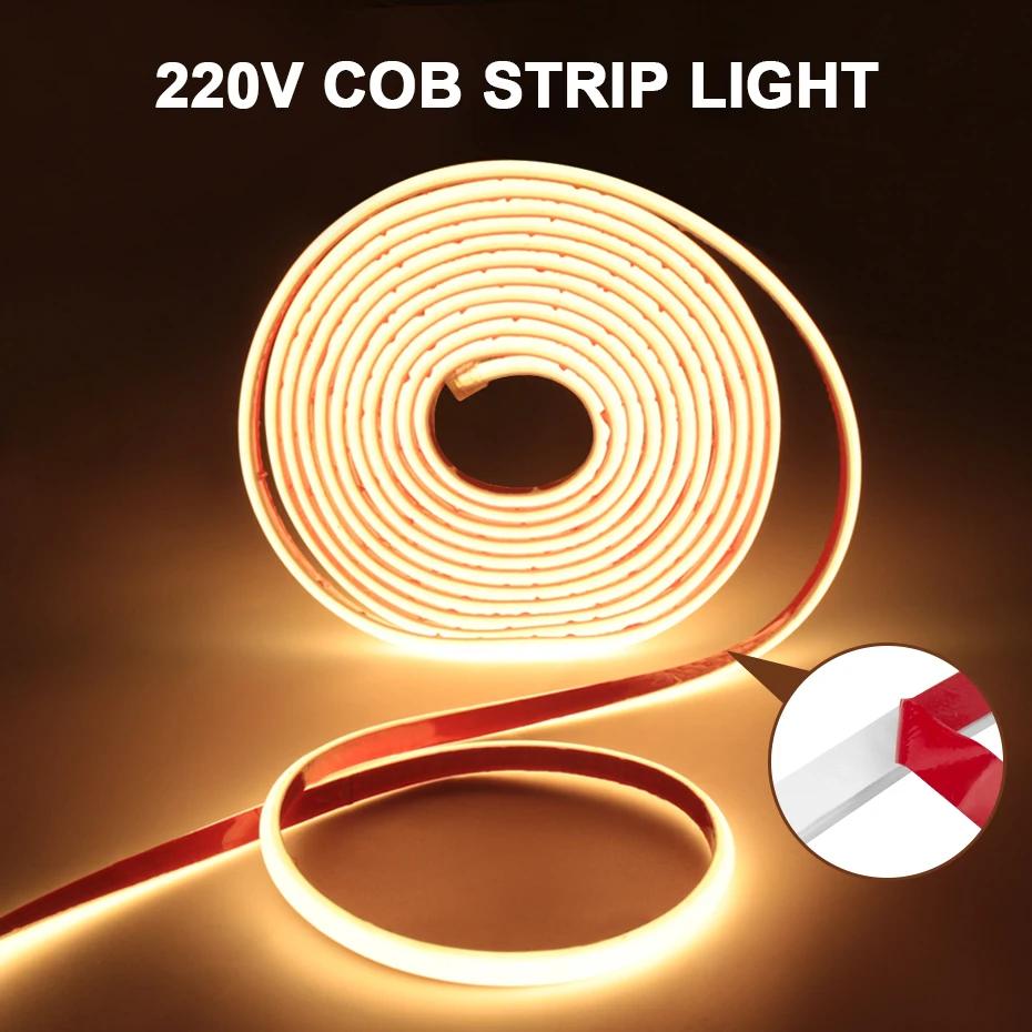   ִ COB ׿ LED Ʈ, ֵ  , ǳ ߿ LED,  4000K, 220V, 20m, 30m, 50m, 288LEDs/m